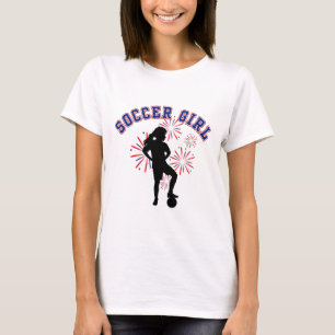 Soccer Girl Soccer Fan Support Stadium Show Your P T-Shirt