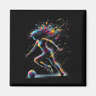 Soccer Girl Soccer Player Sports Fan Women Girls K Magnet
