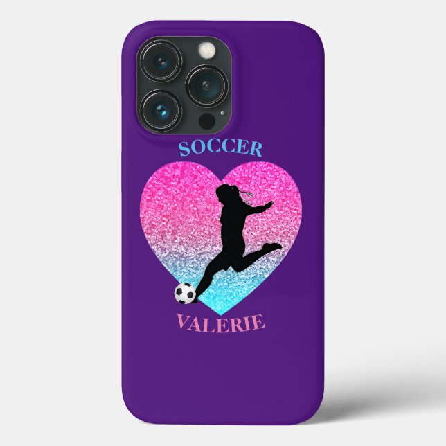 Soccer Girl Sparkle    Case-Mate iPhone Case (Back)