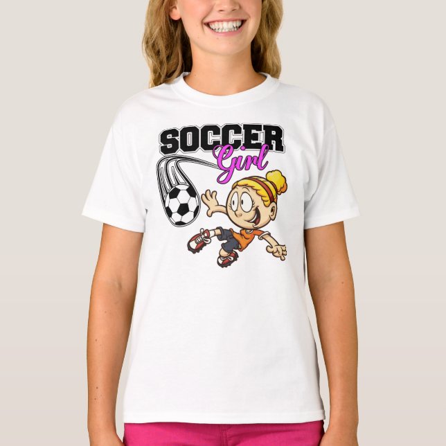 Soccer Girl T-Shirt (Front)