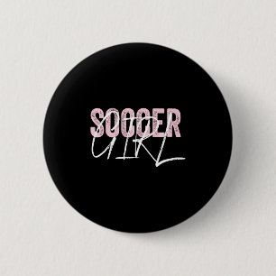 Soccer Girl Vintage Soccer 2 T Shirt 6 Cm Round Badge