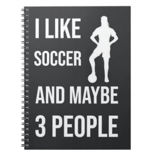 Soccer Girls Gifts For Her Player Sports Futbol Notebook