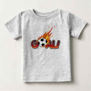 Soccer goal baby T-Shirt