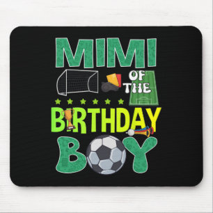 Soccer Goal Birthday Boy Party Trophy Byll For Mim Mouse Pad