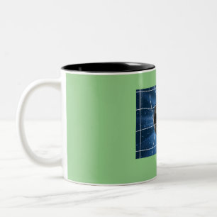 Soccer Goal Design for Kids 9-10 Two-Tone Coffee Mug