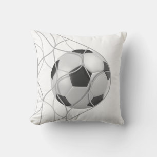 Soccer Goal throw pillows