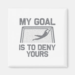 Soccer Goalie Art For Men Women Boys Girls Gag Soc Magnet