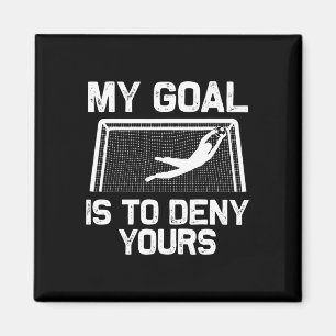 Soccer Goalie Art For Men Women Boys Girls Gag Soc Magnet