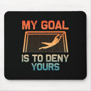 Soccer Goalie Art For Men Women Boys Girls Gag Soc Mouse Pad