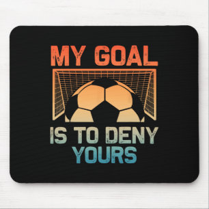 Soccer Goalie Art For Men Women Boys Girls Gag Soc Mouse Pad