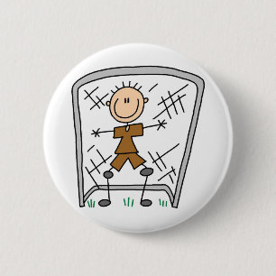 Soccer Goalie Button