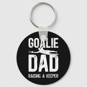 Soccer Goalie Dad Raising A Soccer Keeper Dad Key Ring