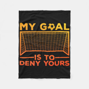 Soccer Goalie Design For Men Women Soccer Player G Fleece Blanket