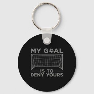 Soccer Goalie Design For Men Women Soccer Player G Key Ring