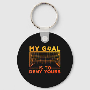 Soccer Goalie Design For Men Women Soccer Player G Key Ring