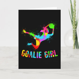 Soccer Goalie Girl Soccer Goalkeeper Female Soccer Card