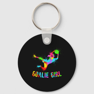 Soccer Goalie Girl Soccer Goalkeeper Female Soccer Key Ring