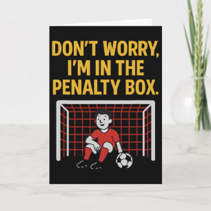 Soccer Goalie Goalkeeper Boys Kids Youth  Card