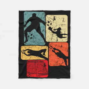 Soccer Goalie Goalkeeper Boys Kids Youth Fleece Blanket