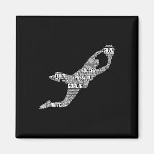 Soccer Goalie Goalkeeper Men Kids Boys Youth Magnet