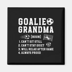 Soccer Goalie Grandma Definition Soccer Keeper Gra Magnet
