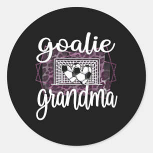Soccer Goalie Grandma Soccer Goalkeeper Grandmothe Classic Round Sticker