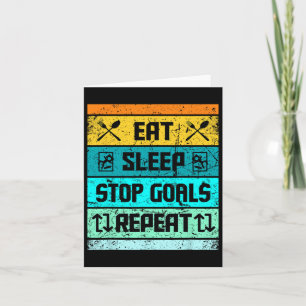 Soccer Goalie Hockey Goalie Lacrosse For Men Women Card