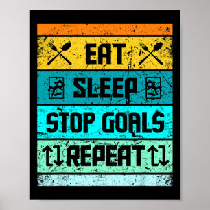 Soccer Goalie Hockey Goalie Lacrosse For Men Women Poster