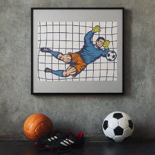Soccer Goalie Poster