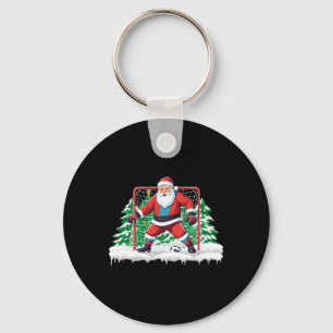 Soccer Goalie Santa Soccer Player Boys Christmas S Key Ring