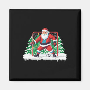 Soccer Goalie Santa Soccer Player Boys Christmas S Magnet