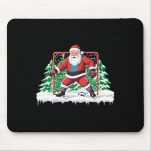 Soccer Goalie Santa Soccer Player Boys Christmas S Mouse Pad