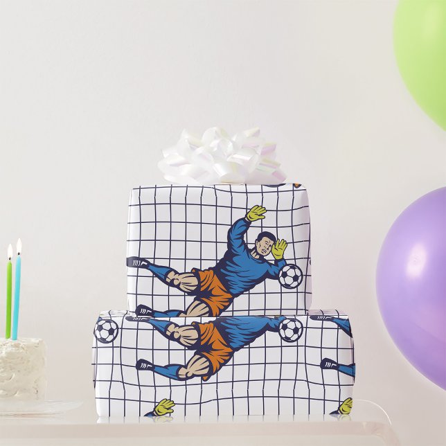 Soccer Goalie Wrapping Paper (Creator Uploaded)