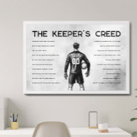 Soccer Goalkeeper Creed Monogram White