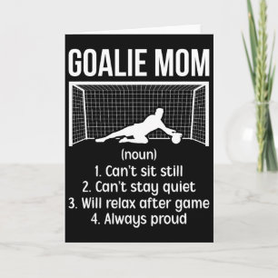 Soccer Goalkeeper Mum Definition Soccer Goalie Mot Card
