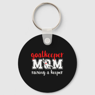 Soccer Goalkeeper Mum Raising A Soccer Keeper Moth Key Ring