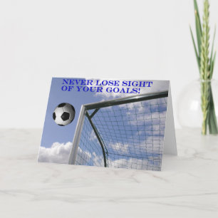Soccer Goals Greeting Cards