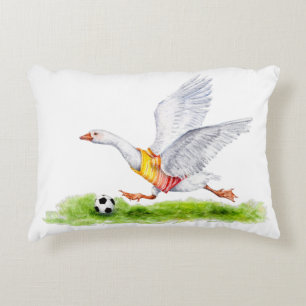 Soccer Goose Decorative Cushion