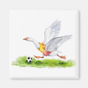 Soccer Goose Magnet