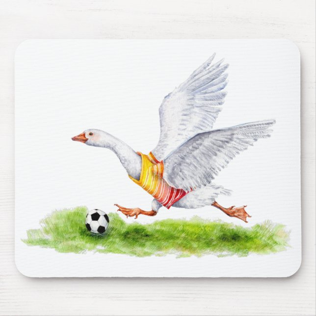 Soccer Goose Mouse Pad (Front)