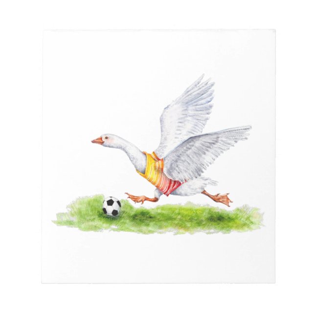 Soccer Goose Notepad (Front)