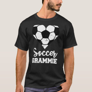 Soccer Grammie Soccer Heart Grandma Grammie T-Shirt