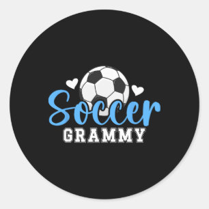 Soccer Grammy Of A Soccer Player Grammy Classic Round Sticker