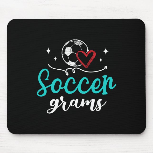 Soccer Grams Funny Soccer Player Grams  Mouse Pad (Front)
