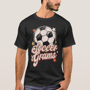 Soccer Grams Groovy Retro Soccer Player Lover T-Shirt