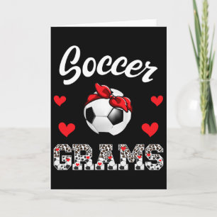 Soccer Grams Leopard Grandma Grams Of A Soccer Pla Card