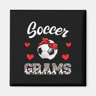 Soccer Grams Leopard Grandma Grams Of A Soccer Pla Magnet