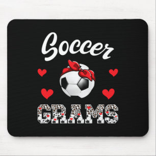 Soccer Grams Leopard Grandma Grams Of A Soccer Pla Mouse Pad