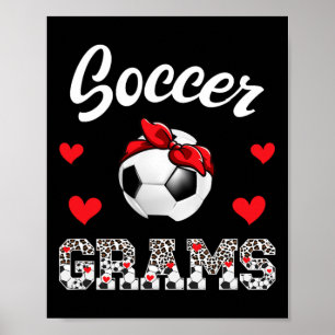 Soccer Grams Leopard Grandma Grams Of A Soccer Pla Poster