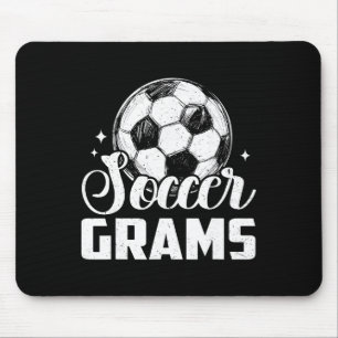 Soccer Grams Matching Family Soccer Mouse Pad